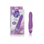 Фиолетовый вибромассажер Amp it Up! 7-Function Silicone Massager - 14 см.