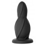 Чёрная анальная пробка Buttplug Big - 13,3 см.