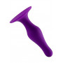 Фиолетовая анальная пробка с длинным кончиком Butt Plug with Suction Cup Medium