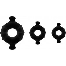 Набор из 3 эрекционных колец Gummy Ring Set