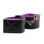 Чёрно-фиолетовые двусторонние наручники Reversible Wrist Cuffs