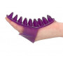 Фиолетовая массажная рукавичка Massage Spikes