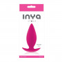 Розовая анальная пробка для ношения INYA Spades Medium - 10,2 см. (NS Novelties NSN-0551-24)