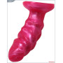 Розовая анальная пробка анатомической формы - 13 см.