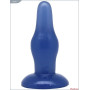 Синяя анальная пробка из геля - 11,5 см.