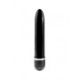 Чёрный вибратор-реалистик 5  Vibrating Stiffy - 16,5 см.