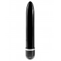 Чёрный вибратор-реалистик 9  Vibrating Stiffy - 27,9 см.
