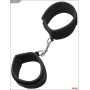 Набор БДСМ-девайсов на липучках: наручники, наножники, ошейник с поводком