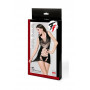 Эффектное сетчатое платье с имитацией шнуровки на животике и лифе (Femme Fatale FF7I-4105)