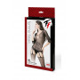 Кэтсьюит-сетка с открытыми бёдрами и крупным цветочным узором на животике (Femme Fatale FF7I-4047)