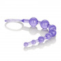 Фиолетовая анальная цепочка Shane s World Anal 101 Intro Beads - 21 см.