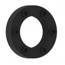 Чёрное эрекционное кольцо No.41 Cockring