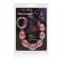 Розовая анальная цепочка Swirl Pleasure Beads - 20 см.