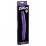 Двухголовый фиолетовый фаллоимитатор Double Dillio - 30,5 см.