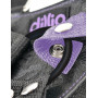 Фиолетовая страпон-система 7  Strap-On Suspender Harness Set с реалистичной насадкой - 19 см.