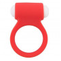 Красное эрекционное виброкольцо LIT-UP SILICONE STIMU RING 3 RED