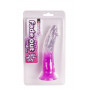 Фиолетовый фаллоимитатор без мошонки с прозрачным стволом и присоской - 15 см. (Dream Toys 21199)