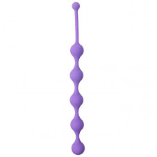 Фиолетовая анальная цепочка SEE YOU FIVE BEADS ANAL - 28,1 см.