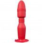 Красная анальная пробка с вибрацией MENZSTUFF VIBRATING BUTT PLUG 8.5INCH - 21,5 см. (Dream Toys 21253)
