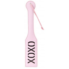 Розовый пэддл с надписью XOXO Paddle - 32 см.