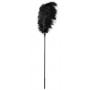 Стек с большим чёрным пером Large Feather Tickler - 65 см. (Blush Novelties 520025)