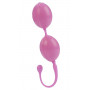 Розовые каплевидные вагинальные шарики L amour Premium Weighted Pleasure System