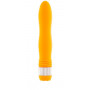 Оранжевый водонепроницаемый вибратор - 21,5 см.