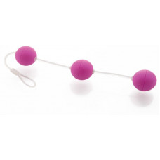 Анальная цепочка из 3 фиолетовых шариков