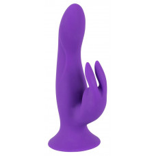 Фиолетовый силиконовый вибратор типа rabbit Pure Lilac Vibes Rabbit - 18 см.