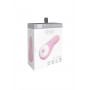 Нежно-розовый клиторальный стимулятор OVO S5