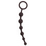Чёрная анальная цепочка Anal Beads - 20,5 см.