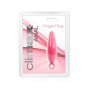 Розовая анальная пробка Climax Anal Finger Plug - 10,5 см.