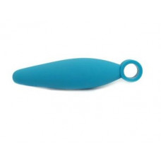 Голубая анальная пробка Climax Anal Finger Plug - 10,5 см.