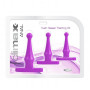 Набор фиолетовых анальных стимуляторов Climax Anal Tush Teaser Training Kit
