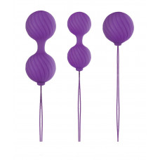 Набор фиолетовых вагинальных шариков Luxe O  Weighted Kegel Balls