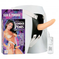 Страпон с вибратором для женщин Slender Penis