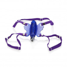 Фиолетовая вибробабочка Wireless Venus Butterfly Wearable Stimulator