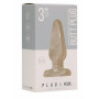 Прозрачная анальная пробка Butt Plug Basic 3 Inch - 7,6 см.