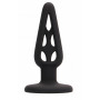 Чёрная анальная пробка Butt Plug Hollow 1 4 Inch - 10 см. (Shots Media BV PLU007BLK)