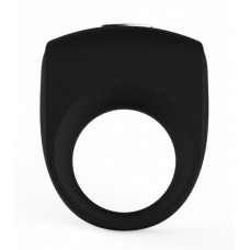 Чёрное эрекционное кольцо с вибрацией Cock Ring