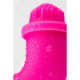 Розовый силиконовый вибратор Idol с клиторальным стимулятором - 22,4 см. (Nalone CS-BO05)
