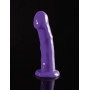 Фиолетовый фаллоимитатор на присоске 6  Please-Her - 16,5 см.