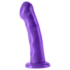Фиолетовый фаллоимитатор на присоске 6  Please-Her - 16,5 см.