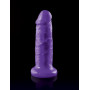 Фиолетовый фаллоимитатор на подошве-присоске 6  Chub - 17,8 см.