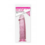 Розовый фаллоимитатор QUARTZ ROSY 8INCH PVC DONG - 20 см.