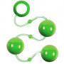 Зеленые анальные шарики Renegade Pleasure Balls