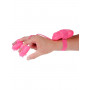 Розовые вибронасадки на пальцы Magic Touch Finger Fun