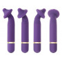 Фиолетовый G-Spot вибромассажер The Mystical Mushroom - 14 см.