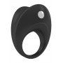 Чёрное эрекционное кольцо B10 с вибрацией